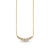 Gold & Diamond Graduated Bezel Necklace