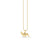 Gold & Diamond Cricket Charm