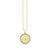 Gold & Diamond Wallpaper Circle Charm