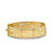 Gold & Diamond Large Wallpaper Hinge Bangle