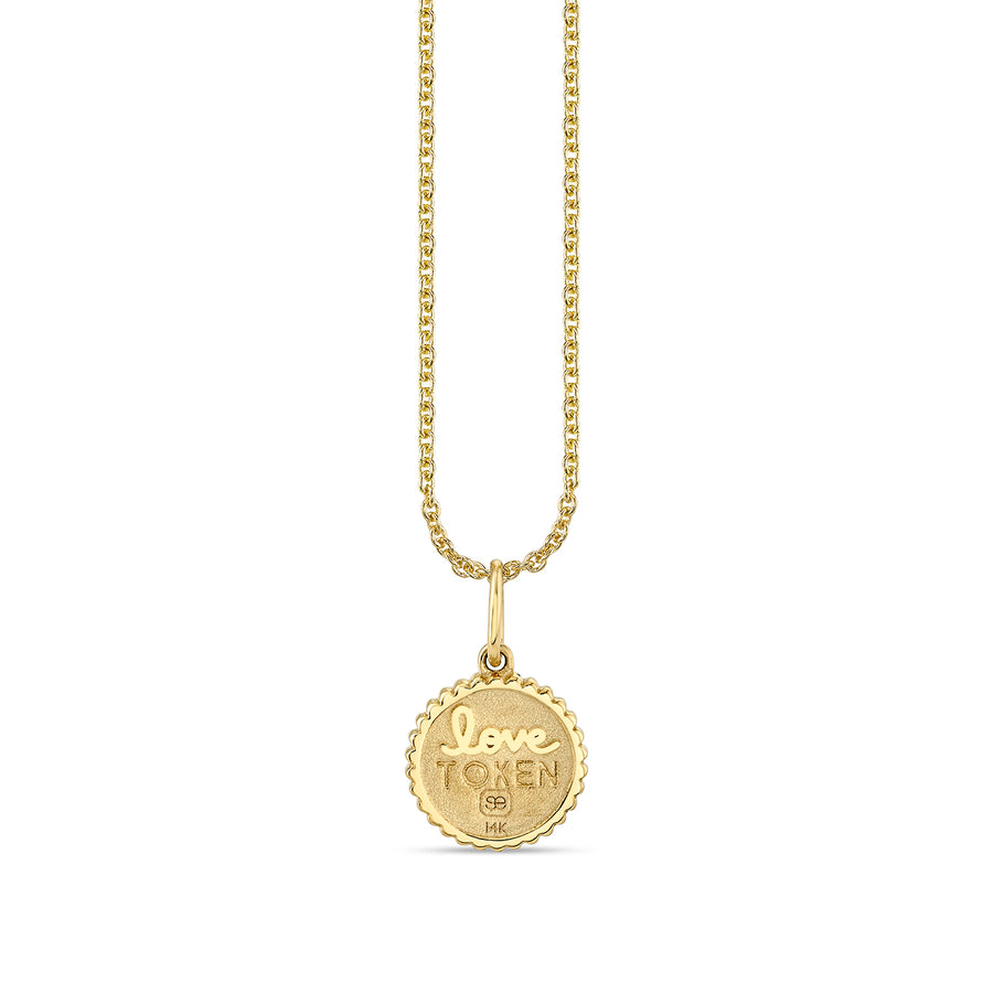 Gold & Diamond Tiny Hummingbird Coin - Sydney Evan Fine Jewelry