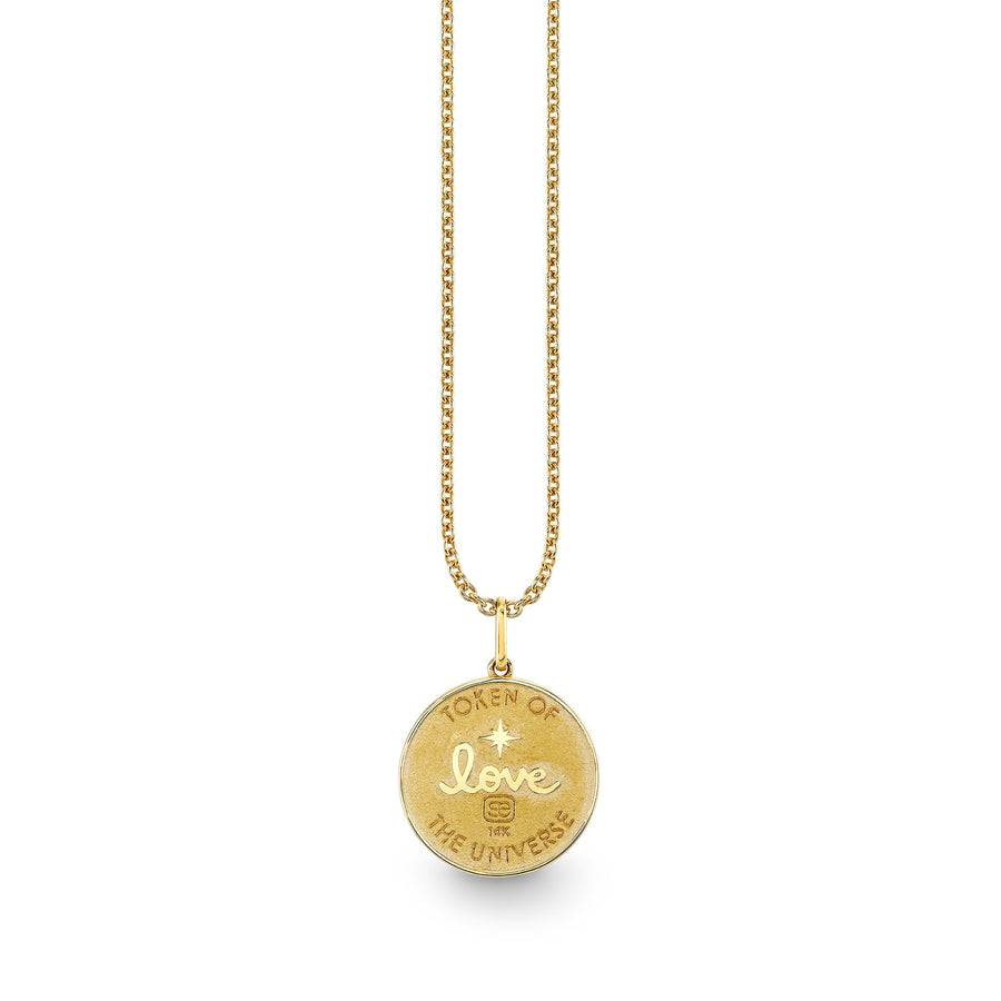 Gold & Diamond The Universe Coin - Sydney Evan Fine Jewelry