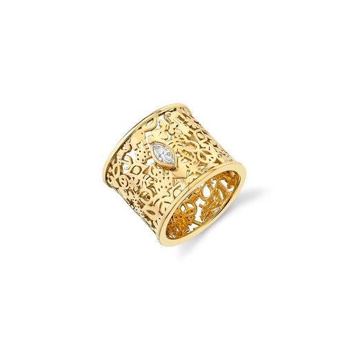 Gold & Diamond Icon Wallpaper Cigar Band Ring