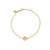 Gold & Diamond Ladybug Bracelet