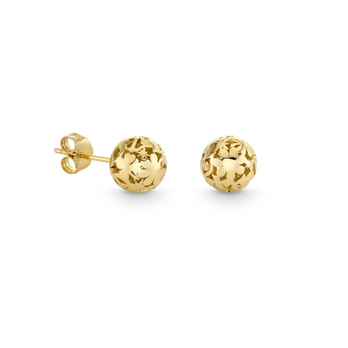 Gold 8mm Icon Wallpaper Ball Stud