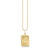 Gold & Diamond The Lovers Tarot Card Charm
