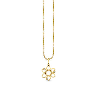 Gold & Diamond Cosmos Charm - Sydney Evan Fine Jewelry