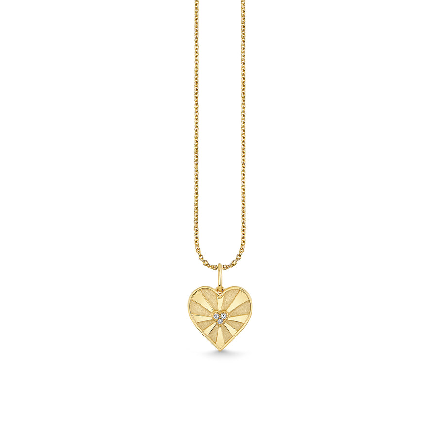 Gold & Diamond Ace of Hearts Charm - Sydney Evan Fine Jewelry