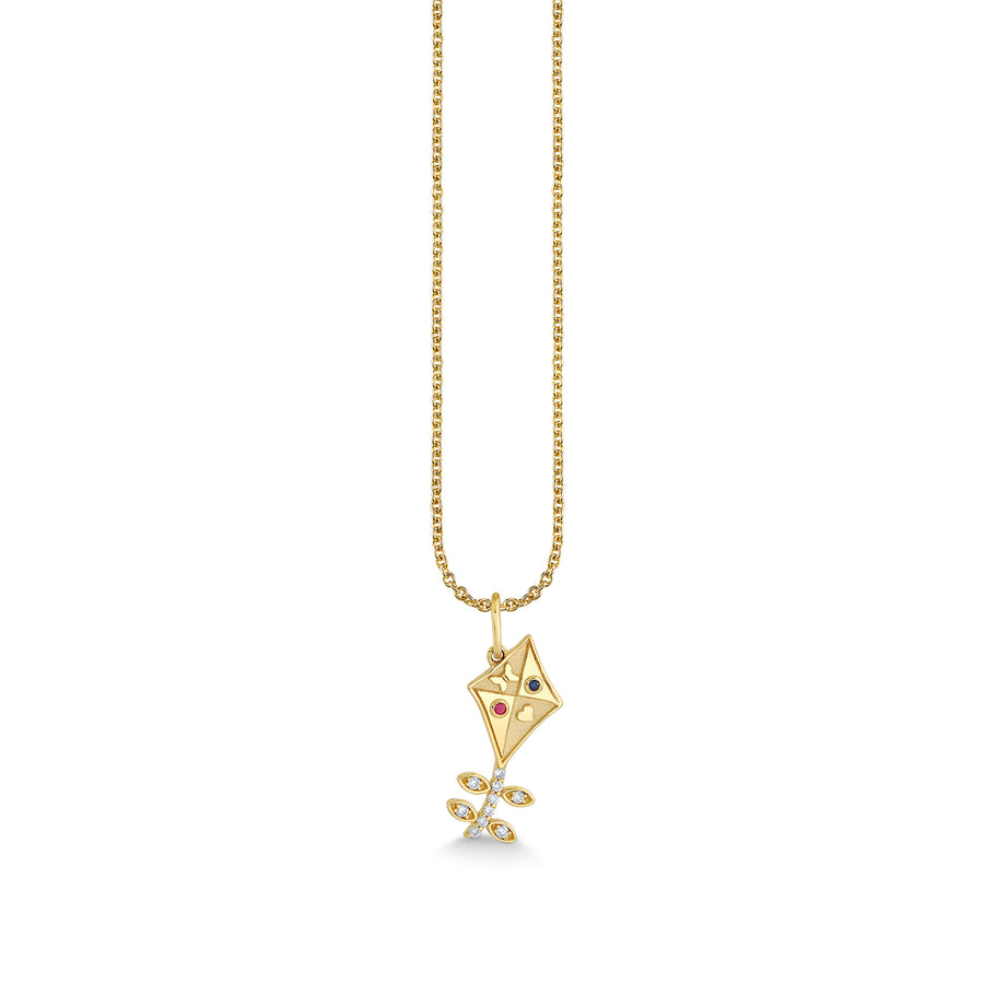 Gold & Diamond Kite Charm