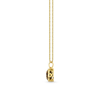 Gold & Smokey Topaz Icon Solitaire Charm - Sydney Evan Fine Jewelry
