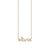 Gold & Diamond Small Custom Script Necklace