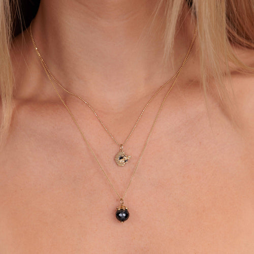 Gold & Diamond Beehive Charm