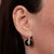 Gold & Diamond Cocktail Onyx Earrings