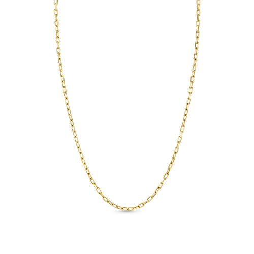 14k Gold Elongated Cable Chain