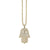 Men's Collection Gold & Pavé Diamond Extra Large Hamsa Charm