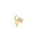 Gold & Diamond Luck and Protection Stud