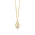 Gold, Diamond & Enamel Love Tableau Moroccan Charm Necklace