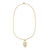 Gold, Diamond & Enamel Love Tableau Moroccan Charm Necklace