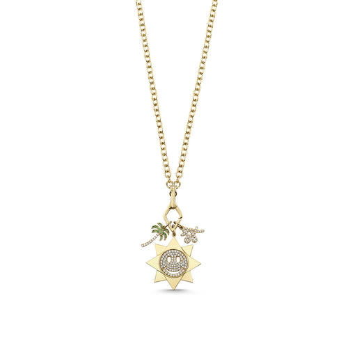 Gold & Diamond Los Angeles Combo Necklace