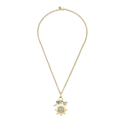 Gold & Diamond Los Angeles Combo Necklace