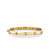 Gold & Diamond Clam Shell Bangle