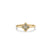 Gold & Diamond Enamel Moroccan Flower Ring