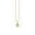 Gold & Diamond Fluted Single Diamond Charm