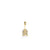 Gold & Diamond Marquise Eye Arrow Stud