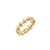 Gold & Diamond Tiny Plumeria Eternity Ring