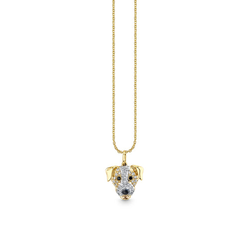 Gold & Diamond Jack Russell Charm