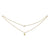 Gold & Diamond Eye Rays Coin Belly Chain