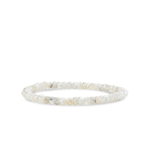 4mm Mystic Blush Grapolite Faceted Rondelle Bracelet