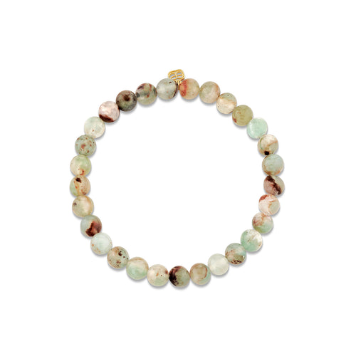 6mm Aquaprase Smooth Round Bracelet