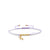 Gold & Diamond Tiny Sagittarius Zodiac Cord Bracelet