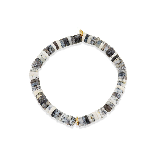 Men's Collection Set of Three Black Beaded Bracelet Set