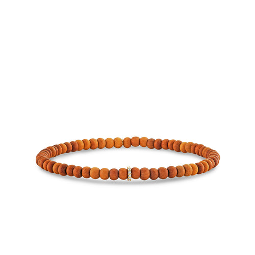 Men's Collection Set of Three Brown Beaded Bracelet Set