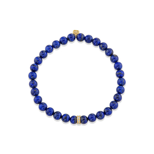 Men's Collection Set of Three Blue Beaded Bracelet Set