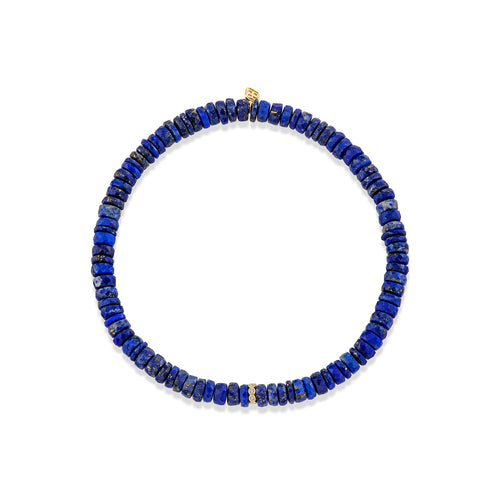 Men's Collection Set of Three Blue Beaded Bracelet Set