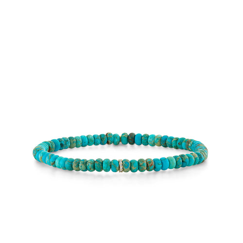 Men's Collection Set of Three Turquoise Beaded Bracelet Set