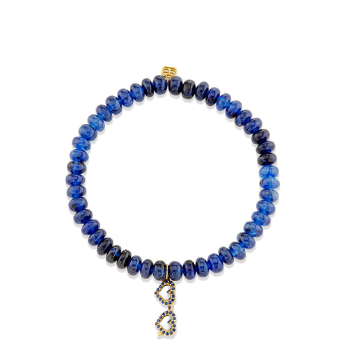 Gold & Sapphire Heart Sunglasses on Sapphire