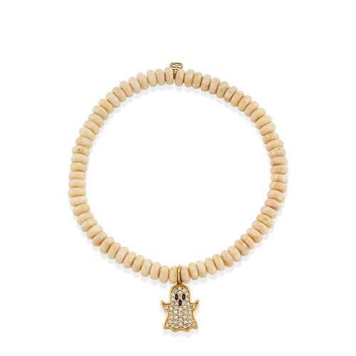 Gold & Diamond Ghost on Cream Jasper