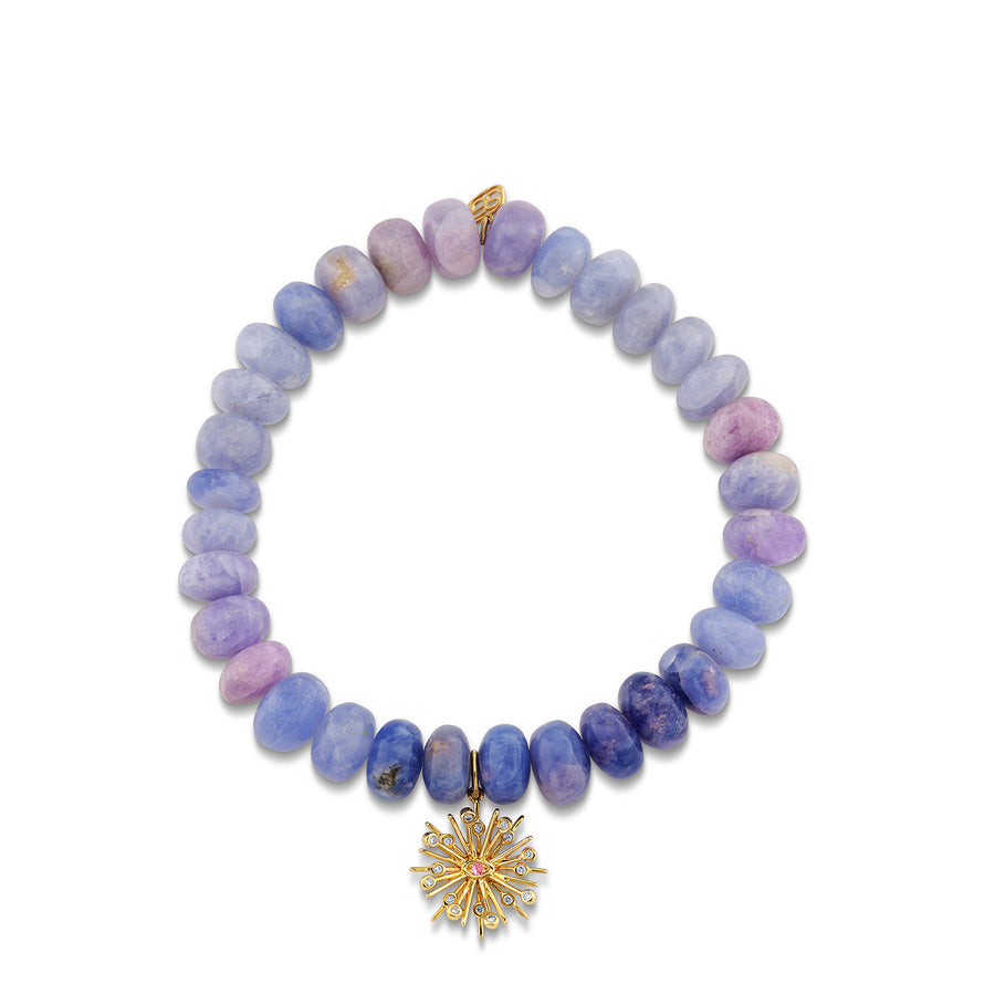 Gold & Diamond Wicked Glinda Wand Burst on Heckmenite - Sydney Evan Fine Jewelry