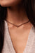 Rose Gold & Diamond Cross Necklace