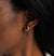 Gold & Smokey Topaz Icon Solitaire Stud