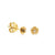 Kids Collection Gold & Diamond Tiny Rose Stud