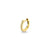 Gold & Diamond 7.5mm Huggie Hoop