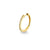Gold & Diamond 13.5mm Huggie Hoop