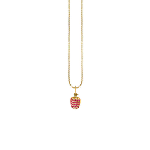 Gold & Diamond Bell Pepper Charm