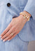 Two-Tone Gold & Diamond Double Heart Ring