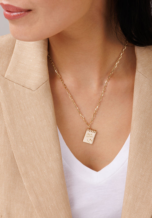 Gold & Diamond Love Notes Charm